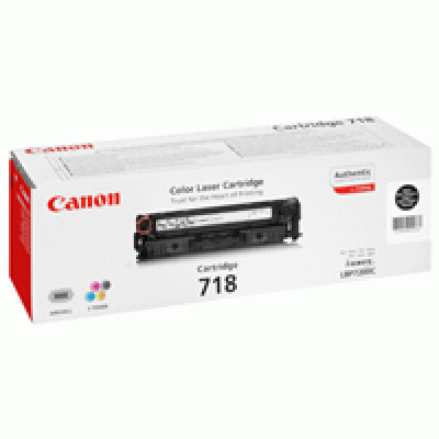 TONER CANON 718 BK NERO 2662B002 3400 PAG.X LBP7200CDN, 8330CDN, MF8350CDN